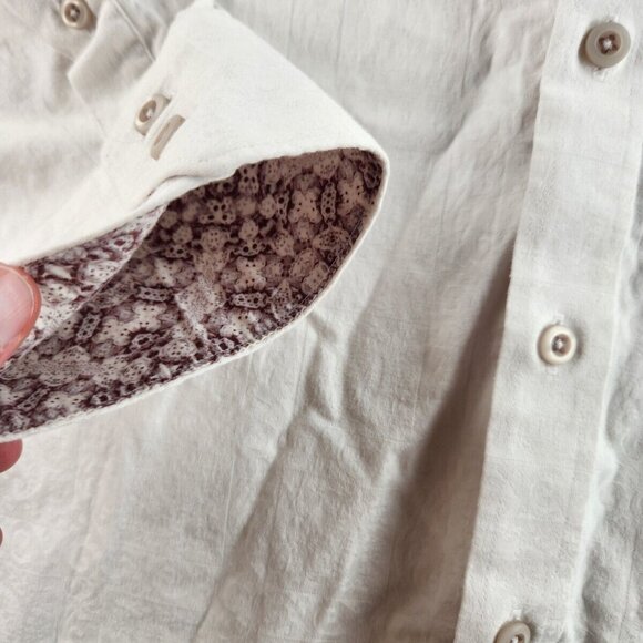 Robert Graham 2XL Classic Fit Geometric Pattern White Long Sleeve Button Up Men - Picture 5 of 16